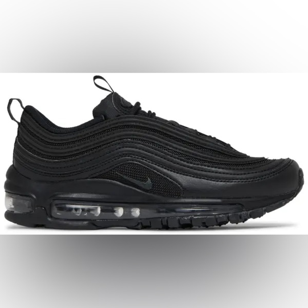 nike air max 97 triple black sneakers